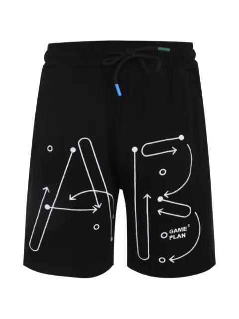 printed track shorts by MAUNA KEA
