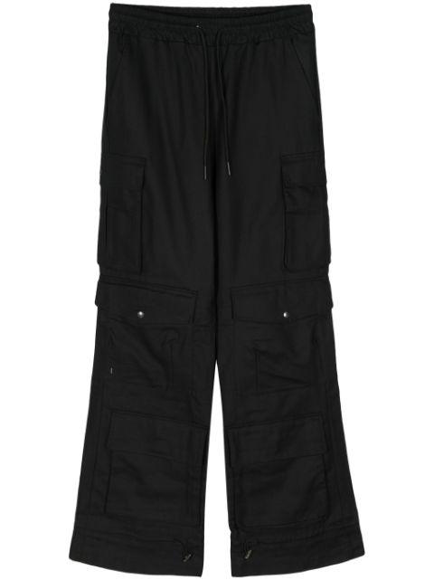straight-leg cotton cargo trousers by MAUNA KEA