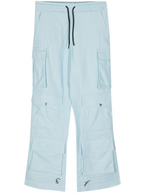 straight-leg drawstring cargo trousers by MAUNA KEA
