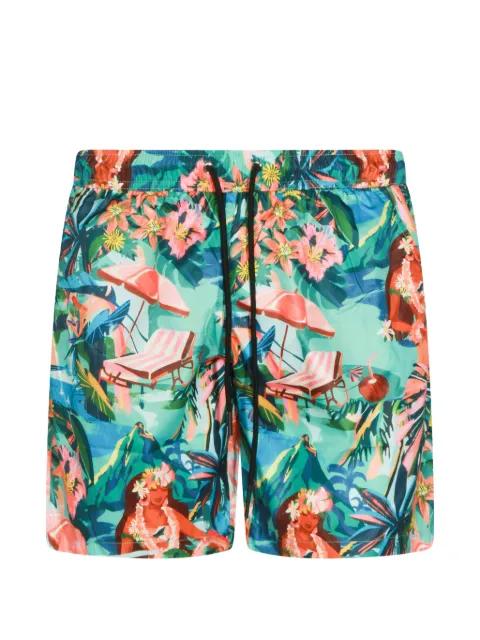 tropical-print swim shorts by MAUNA KEA