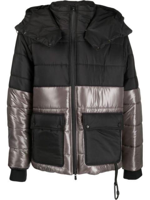 two-tone padded jacket by MAUNA KEA
