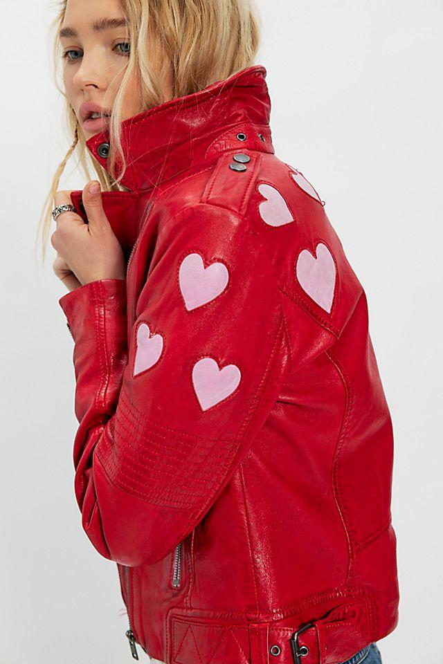 Mauritius For FP Reo Leather Moto Jacket by MAURITIUS LEATHER | FREE PEOPLE