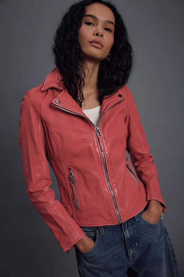 Mauritius Louiza Leather Jacket by MAURITIUS LEATHER | FREE PEOPLE