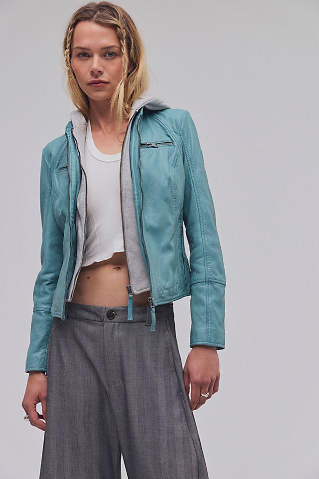 Mauritius Nola Leather Jacket by MAURITIUS LEATHER | FREE PEOPLE