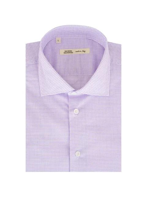 check-pattern cotton shirt by MAURIZIO BALDASSARI