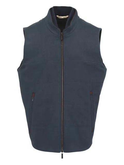 zip-fastening gilet by MAURIZIO BALDASSARI