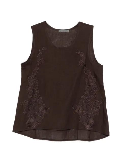 embroidered top by MAURIZIO BRASCHI