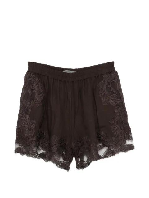 lace-trim shorts by MAURIZIO BRASCHI