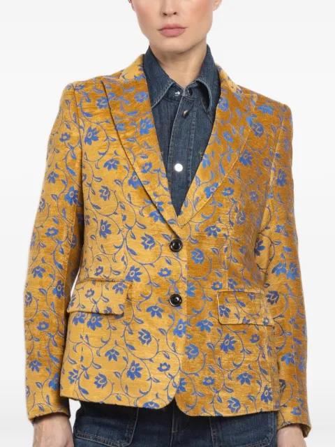 floral-pattern buttoned blazer by MAURIZIO MASSIMINO