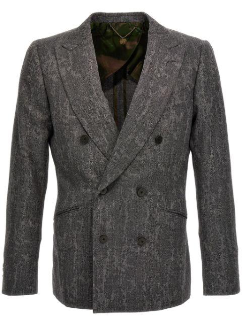 double-breasted blazer by MAURIZIO MIRI