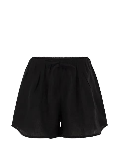 drawstring-waist linen shorts by MAURIZIO MYKONOS