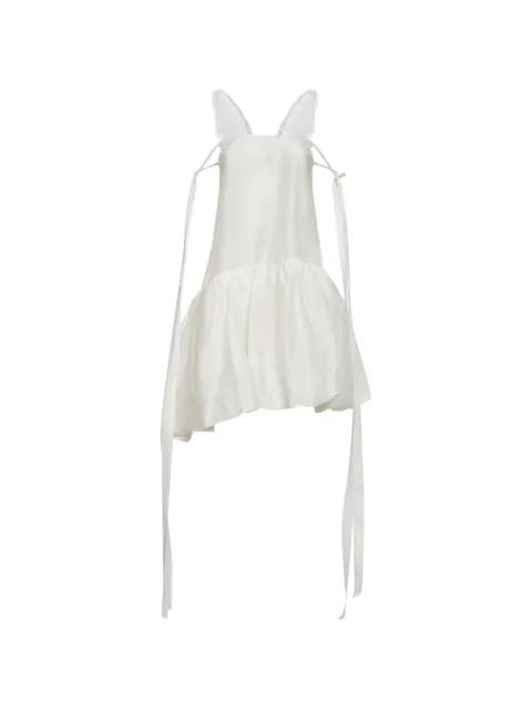 lace-embroidered asymmetric dress by MAURIZIO