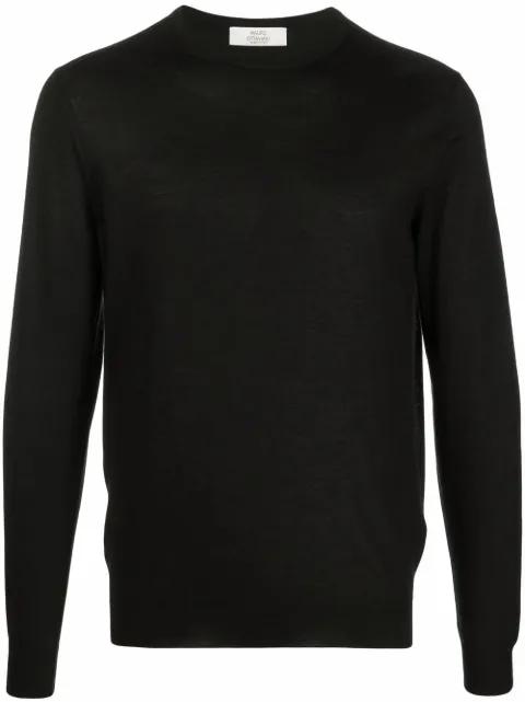 crewneck cashmere-silk jumper by MAURO OTTAVIANI