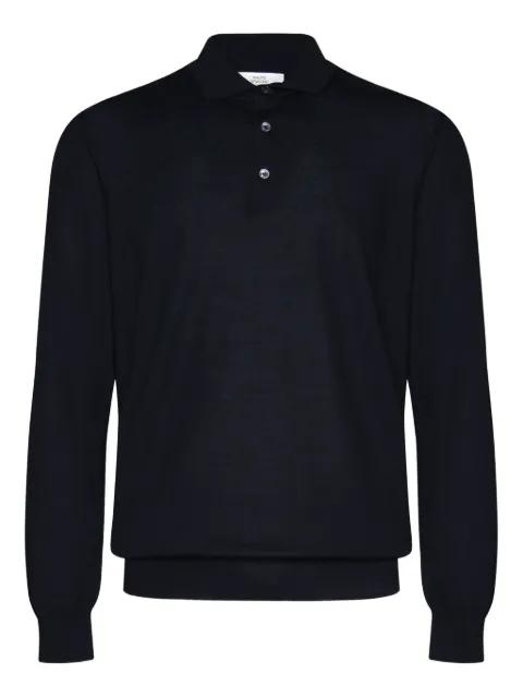 long-sleeve button polo shirt by MAURO OTTAVIANI