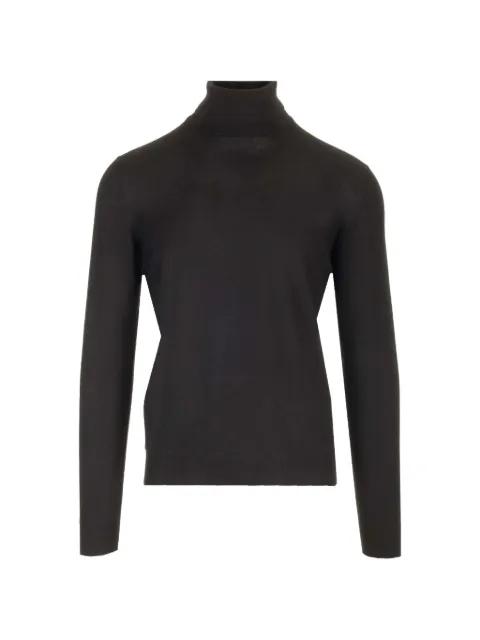 ribbed-trim roll neck sweater by MAURO OTTAVIANI