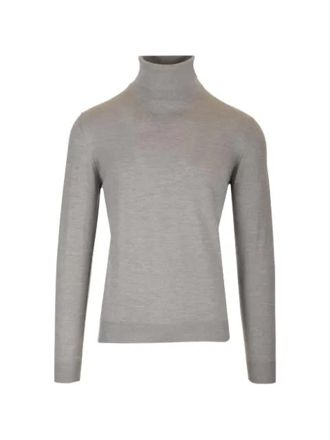ribbed-trim roll neck sweater by MAURO OTTAVIANI