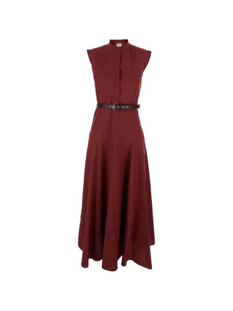 A-line belted maxi dress by MAX MARA