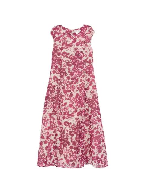 A-line floral-print dress by MAX MARA