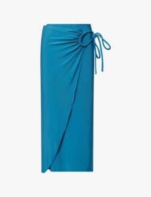 Afoso Wrap Jersey Sarong by MAX MARA