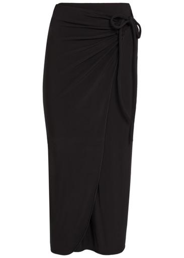 Afoso jersey midi wrap skirt by MAX MARA