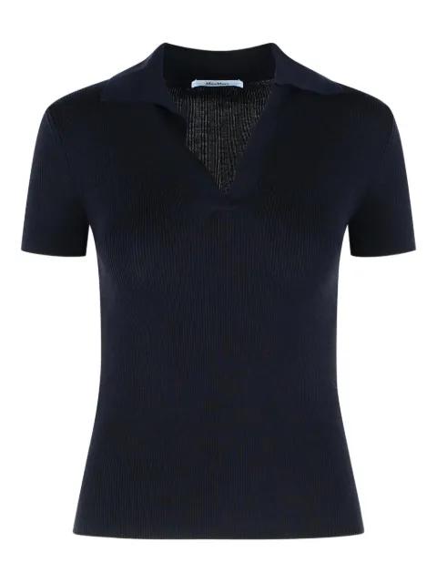 Albero ribbed polo top by MAX MARA