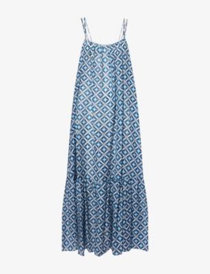 Alisso Printed Silk And Cotton Midi Dress by MAX MARA