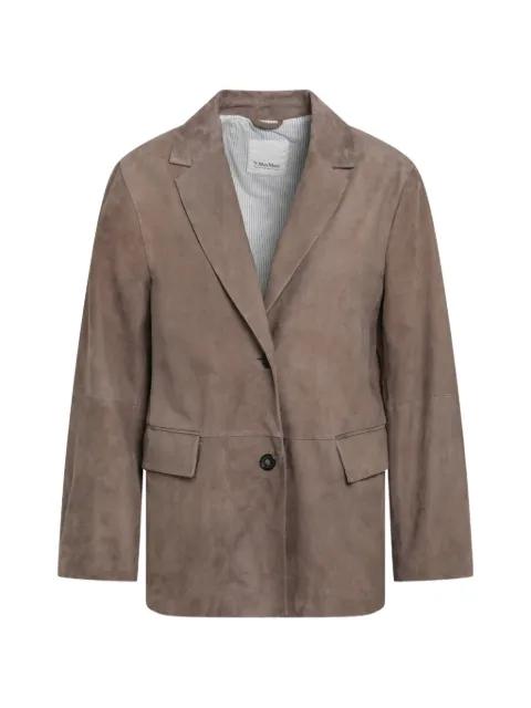 Anfora buttoned leather jacket by MAX MARA