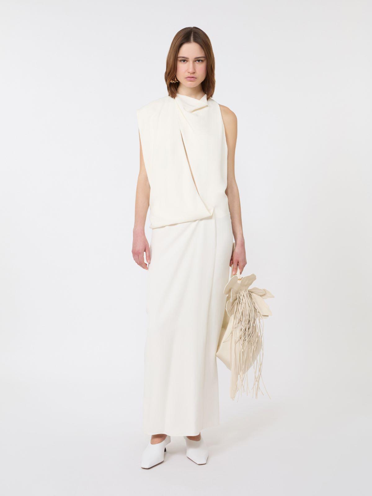 Asymmetrical viscose dress by MAX MARA