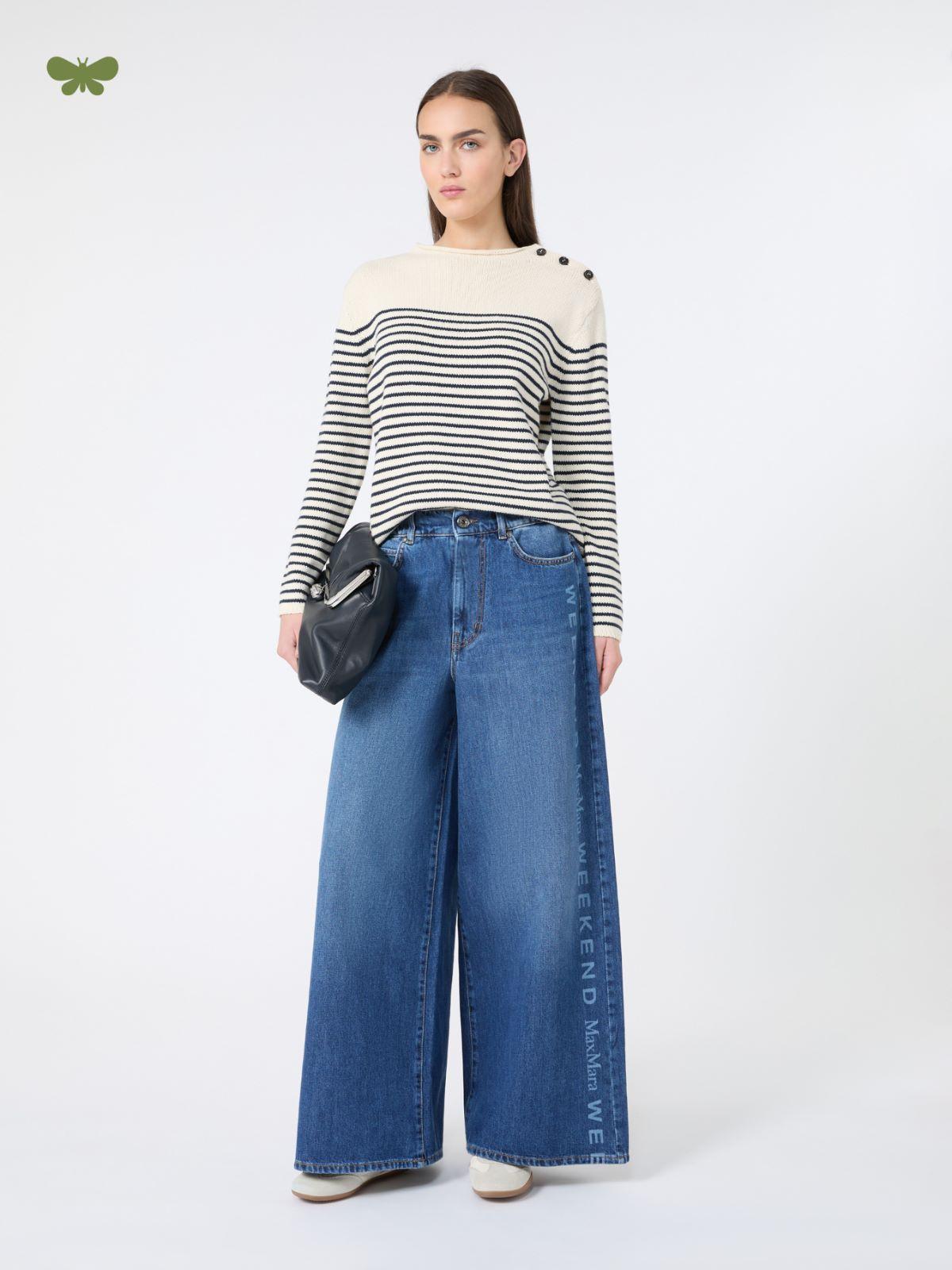 Authentic cotton denim jeans by MAX MARA