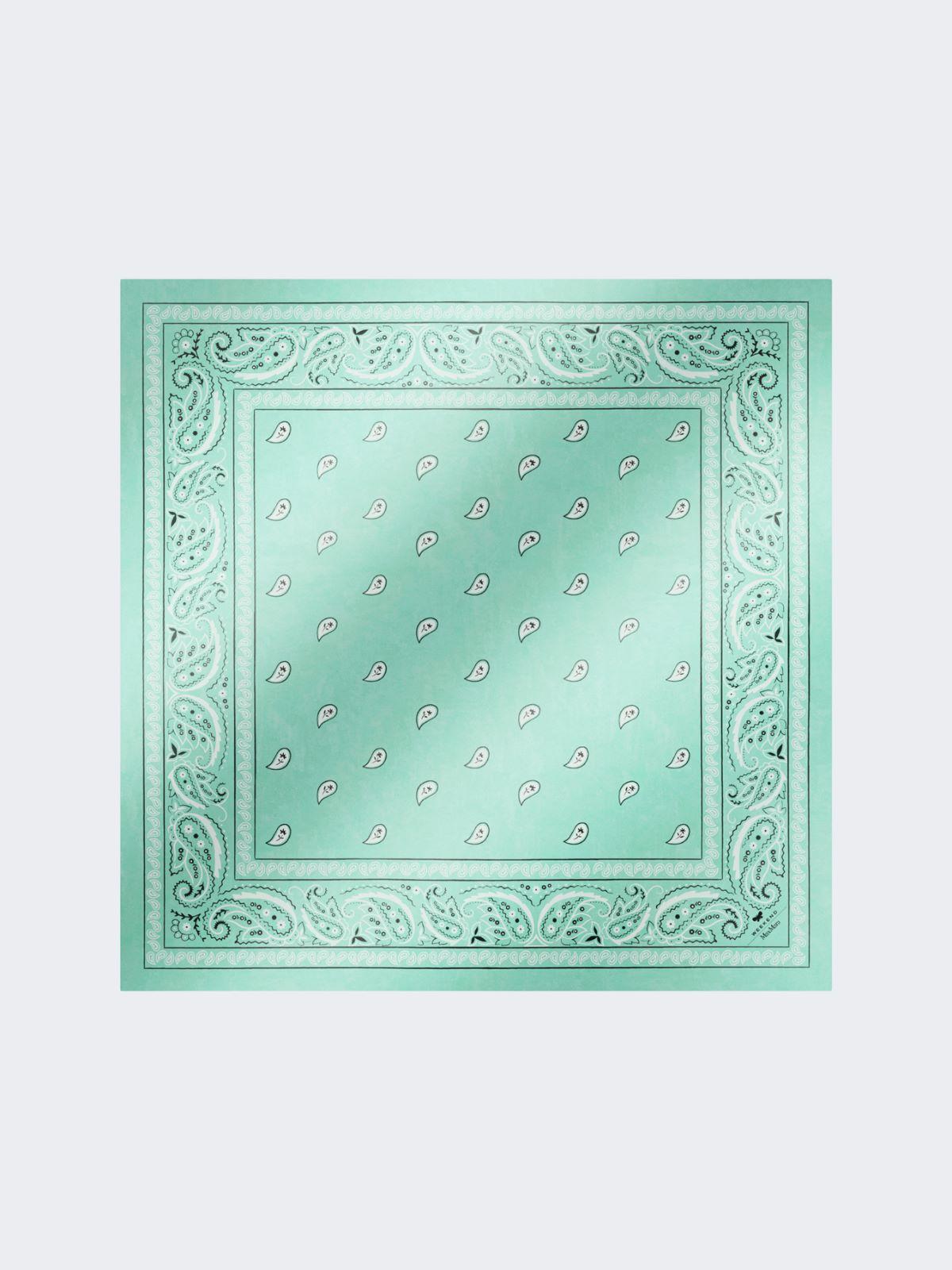 Bandanna print silk foulard by MAX MARA