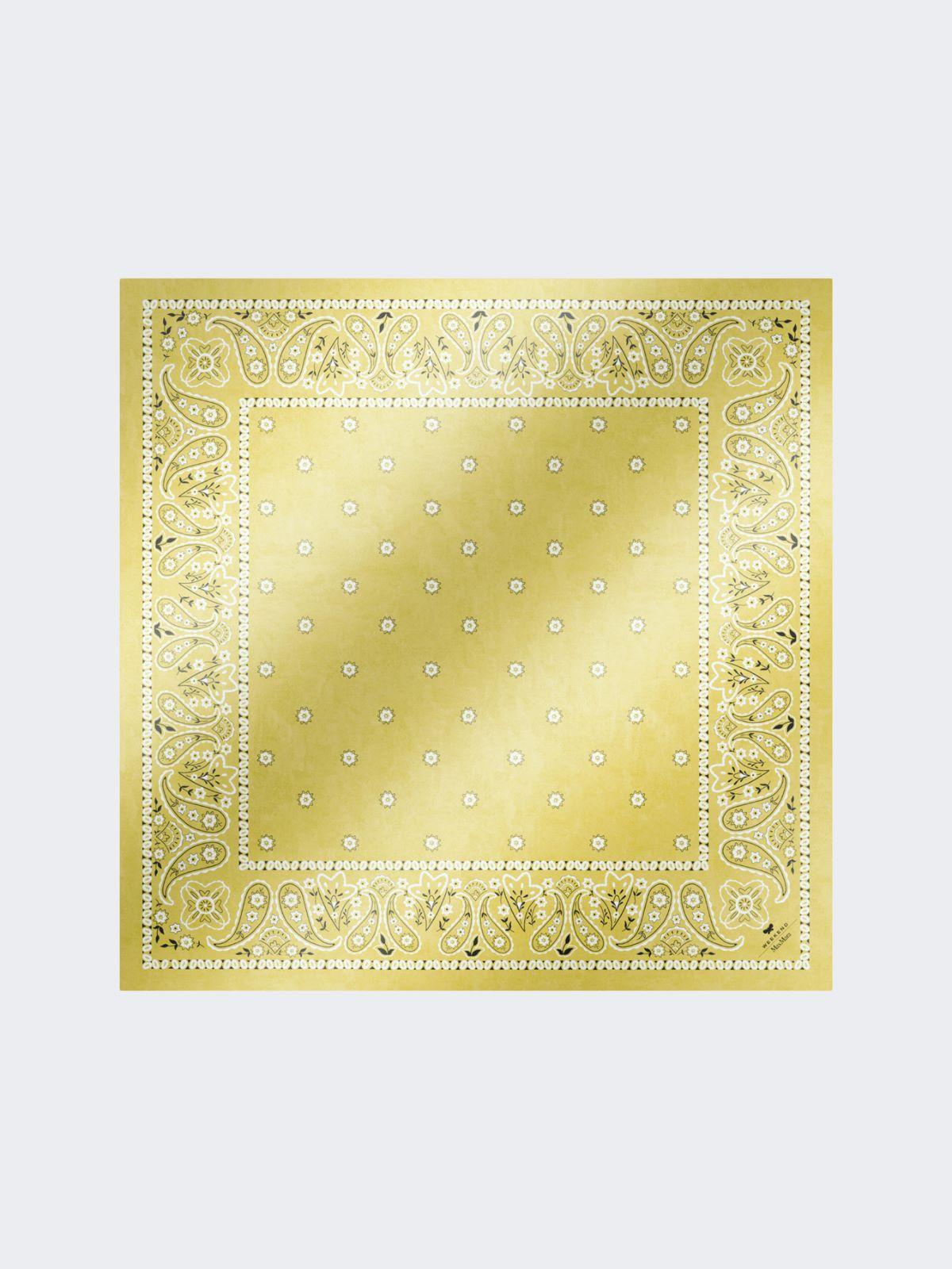 Bandanna print silk foulard by MAX MARA