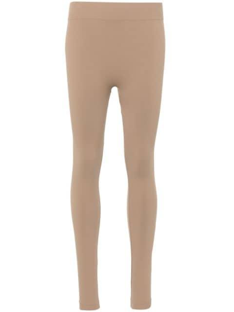 Basilea logo-jacquard leggings by MAX MARA