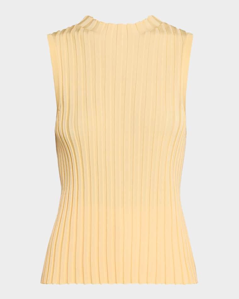 Bautta Sleeveless Rib-Knit Pullover by MAX MARA