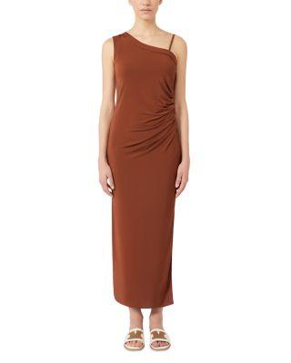 Bchfiabe Chocolate One Shoulder Dress by MAX MARA