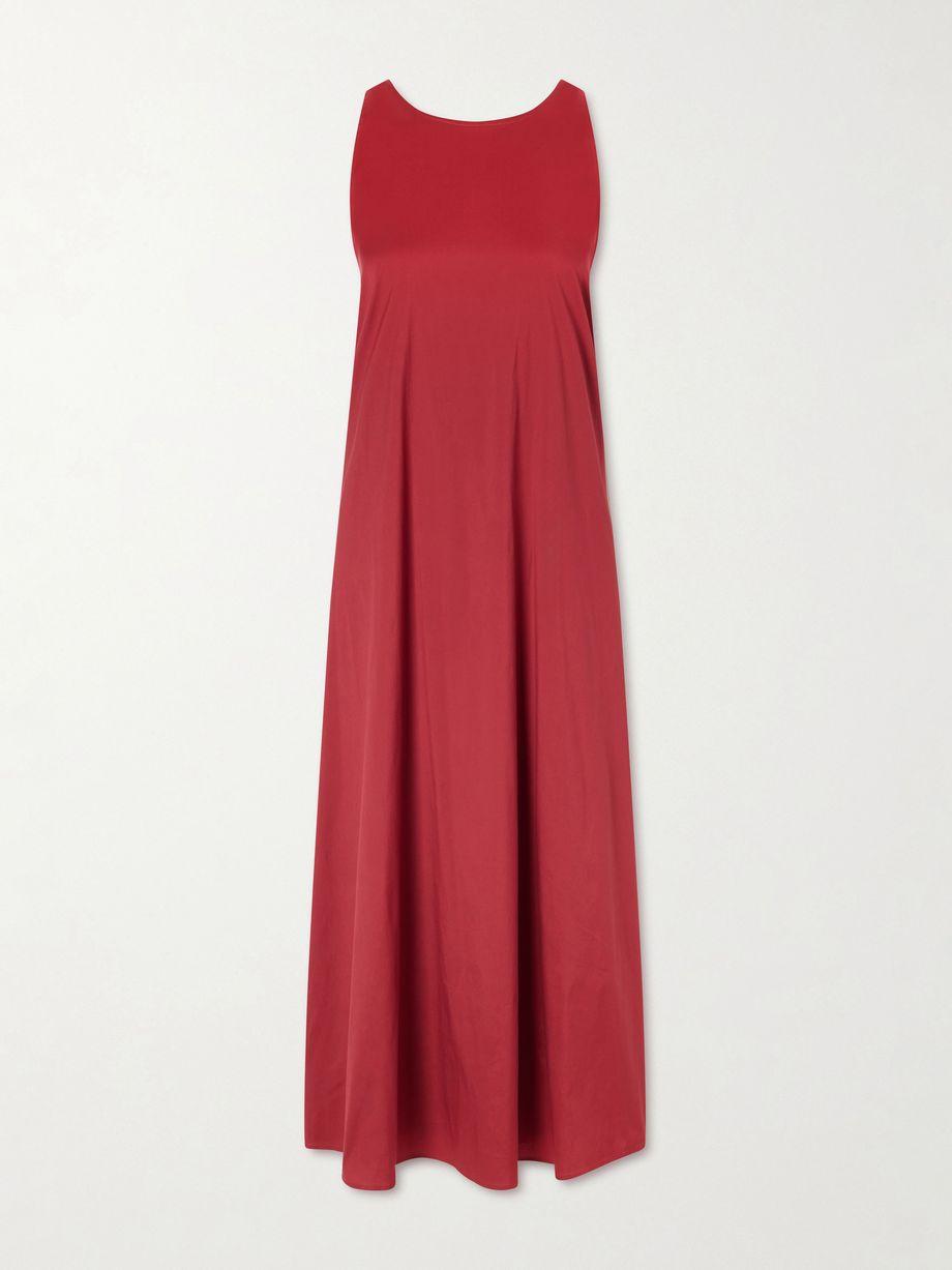 Beachwear Cotton-blend taffeta maxi dress by MAX MARA