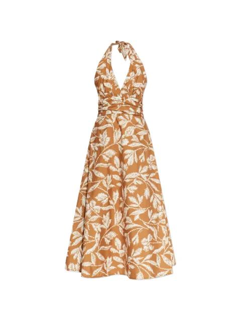 Bella floral-print midi dress by MAX MARA