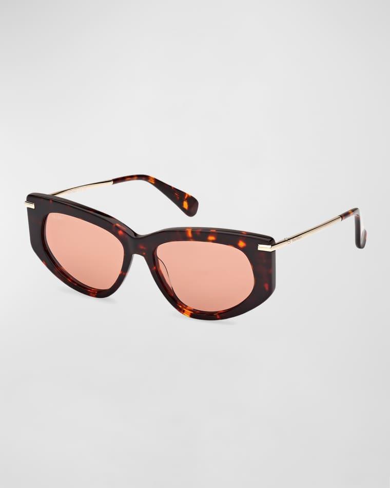 Beth Acetate & Metal Cat-Eye Sunglasses by MAX MARA