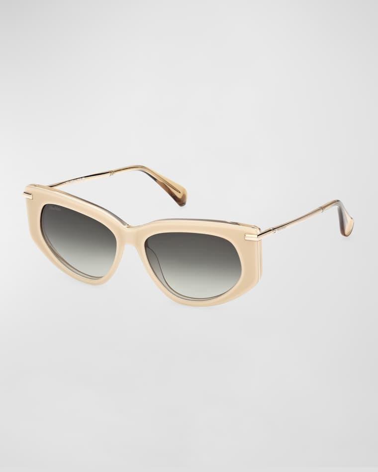Beth Acetate & Metal Cat-Eye Sunglasses by MAX MARA