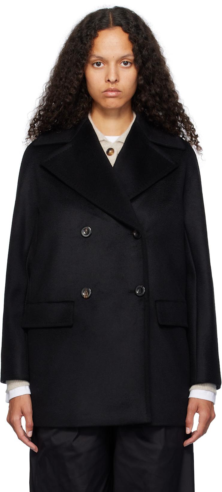Black Kent Short Peacoat by MAX MARA