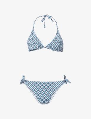 Boabab Printed Bikini Top by MAX MARA