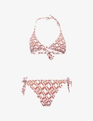 Boabab Printed Bikini Top by MAX MARA