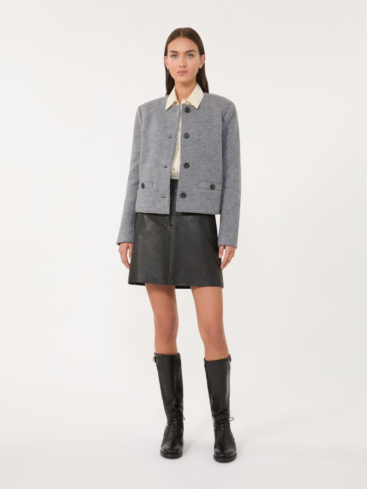 Boiled wool jersey jacket by MAX MARA