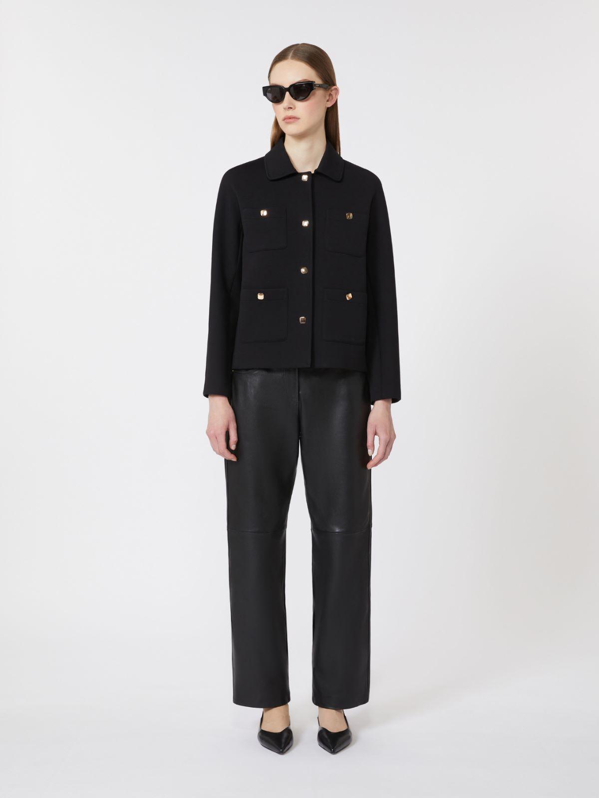 Boxy-fit scuba jersey jacket by MAX MARA