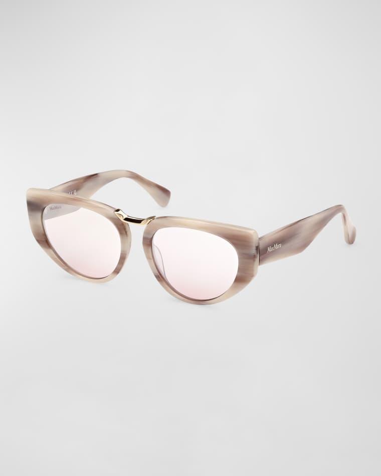 Bridge1 Acetate Cat-Eye Sunglasses by MAX MARA