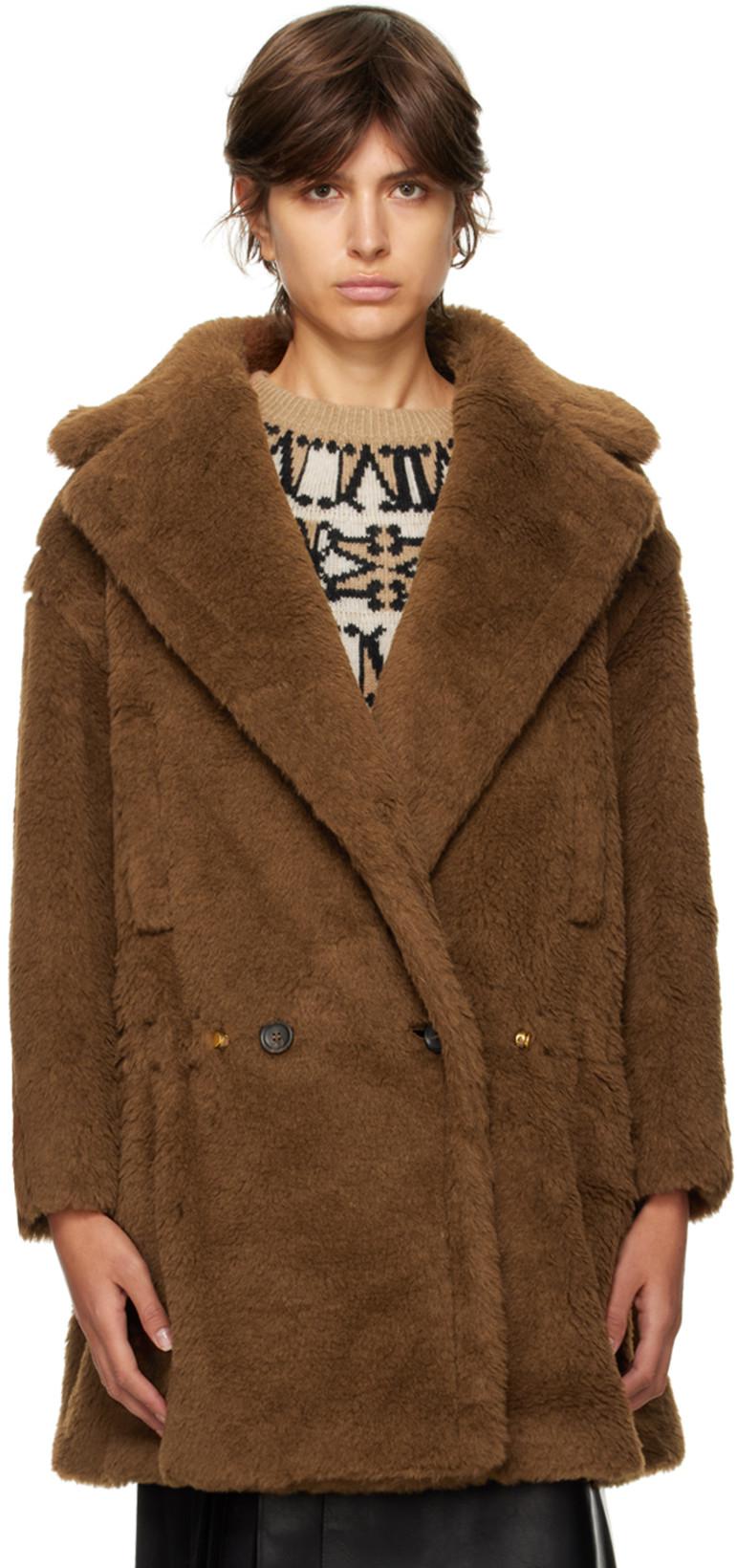 Brown Nebula Coat by MAX MARA