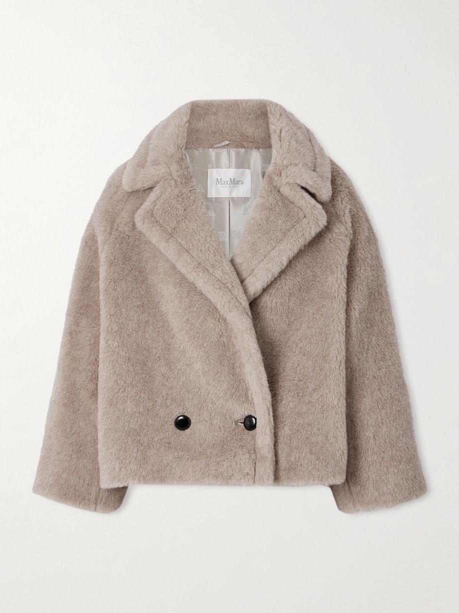 Cambusa double-breasted alpaca, cashmere and silk-blend coat by MAX MARA