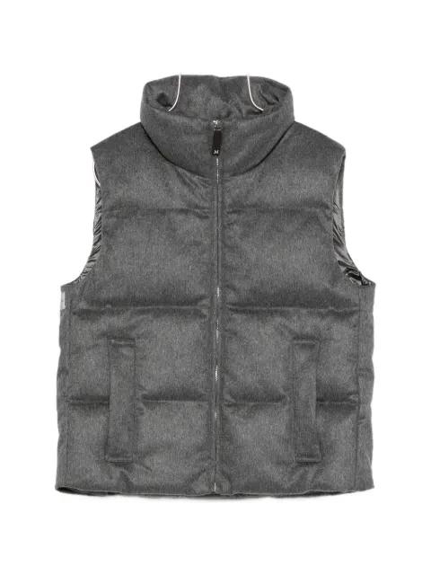 Camoroso zipped puffer gilet by MAX MARA