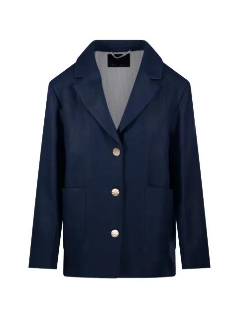 Carlotta pocket button blazer by MAX MARA