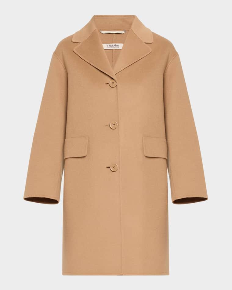 Cielo Single-Breasted Wool Coat by MAX MARA