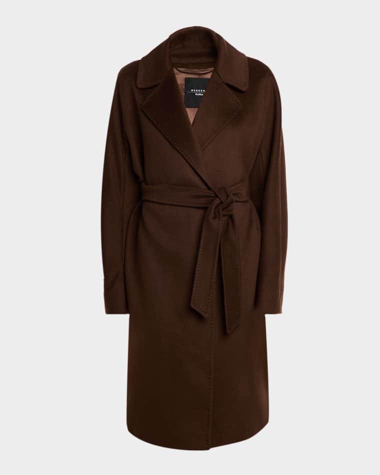 Corte Belted Wool Wrap Coat by MAX MARA
